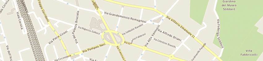 Mappa della impresa panzone valeria avv studio legale a FIRENZE