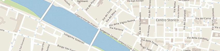 Mappa della impresa i nistri di bambi mauro e alessandro e c snc a FIRENZE