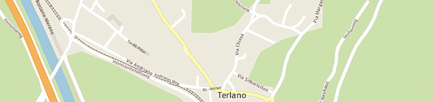 Mappa della impresa egger georg e c snc a TERLANO