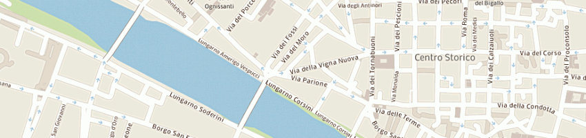 Mappa della impresa eredi menegatti leopoldo di piero e elena menegatti societa' in nome collettivo a FIRENZE
