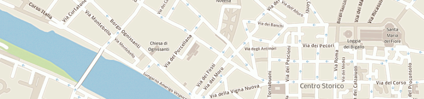 Mappa della impresa frandi mobili - societa' in accomandita semplice a FIRENZE