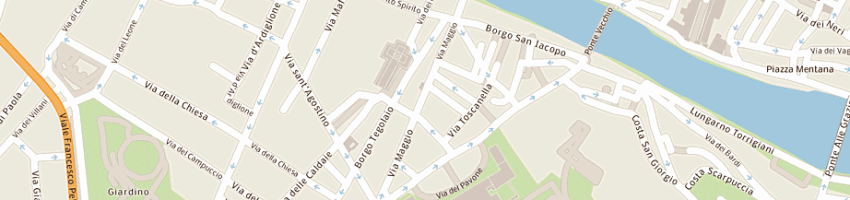 Mappa della impresa istituto per l'arte e il restauro (snc) a FIRENZE