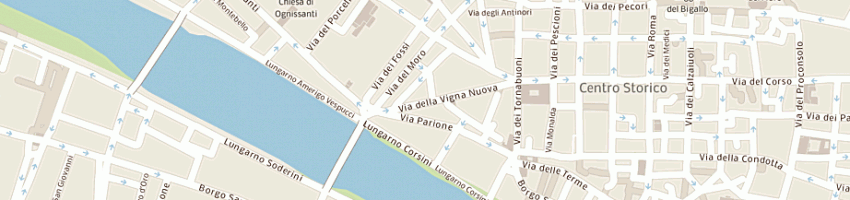 Mappa della impresa qualcosa di travolgente srl a FIRENZE