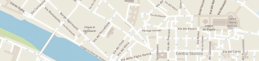 Mappa della impresa pensione ottaviani a FIRENZE