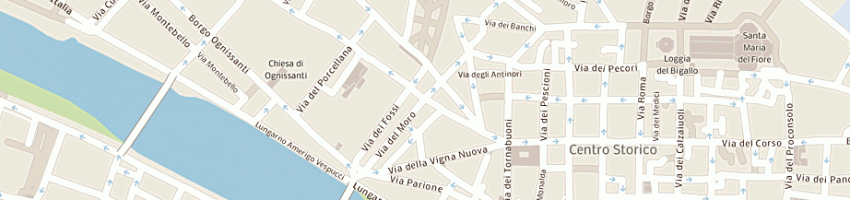 Mappa della impresa fedi di ferrara agostino e c snc a FIRENZE