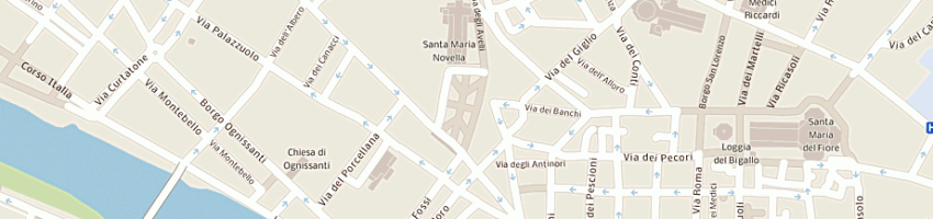 Mappa della impresa musei comunali a FIRENZE