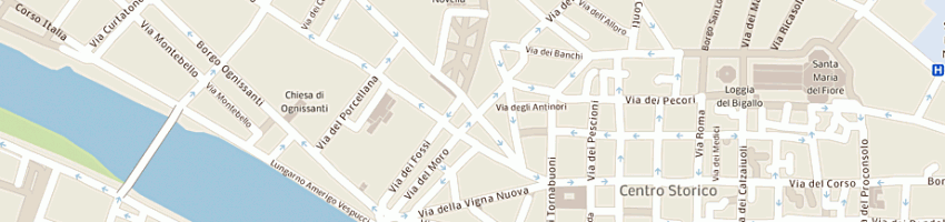 Mappa della impresa cellerini a FIRENZE