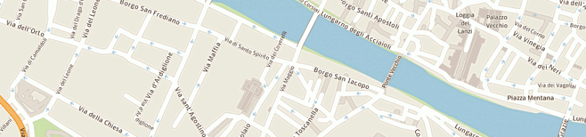 Mappa della impresa parenti di la' d'arno a FIRENZE