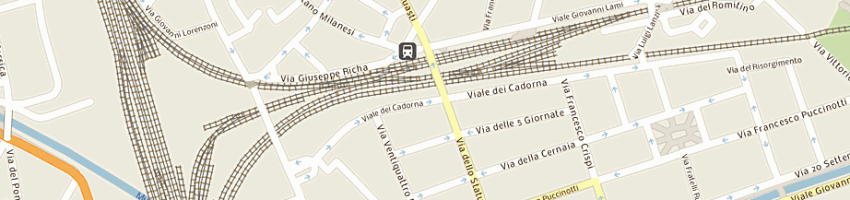 Mappa della impresa lombardi marcello a FIRENZE