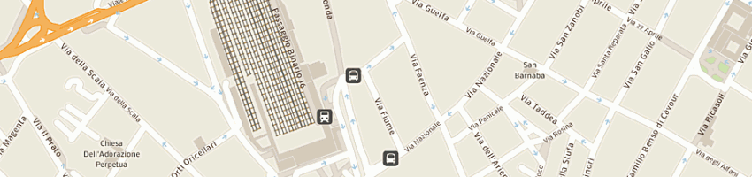 Mappa della impresa naiade srl a FIRENZE