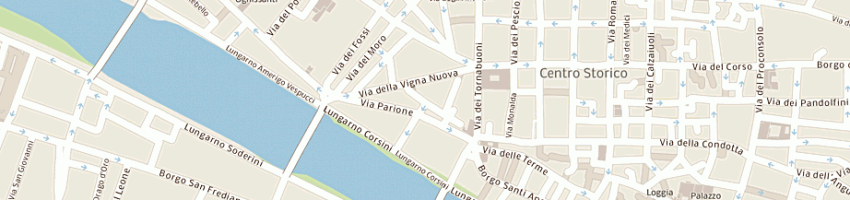Mappa della impresa moda sartoriale a FIRENZE