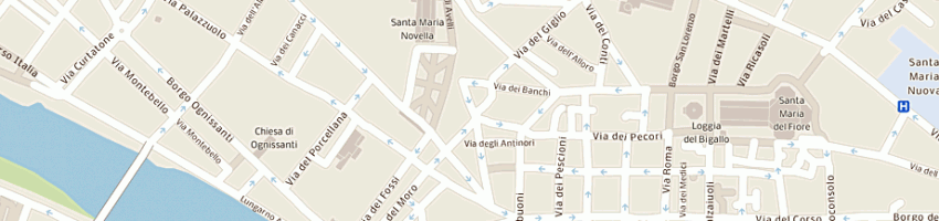 Mappa della impresa hotel pensione ferretti a FIRENZE