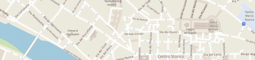 Mappa della impresa chiani francesco a FIRENZE