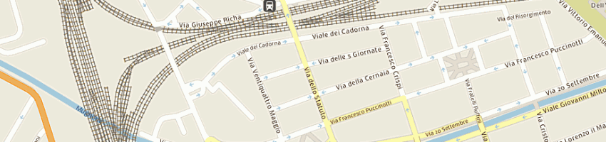 Mappa della impresa calandi cosetta a FIRENZE