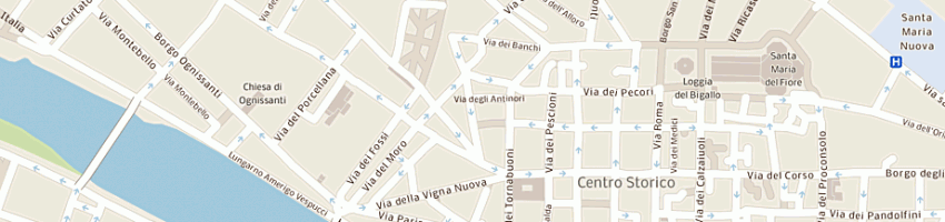 Mappa della impresa caponi snc a FIRENZE