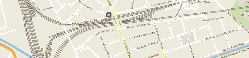 Mappa della impresa cardinale maria a FIRENZE