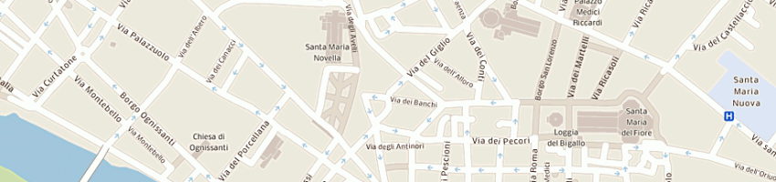 Mappa della impresa facchini luca a FIRENZE