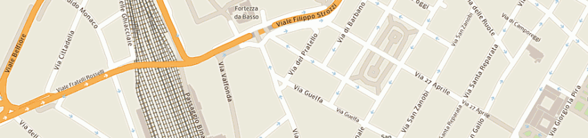Mappa della impresa guardia di finanza a FIRENZE