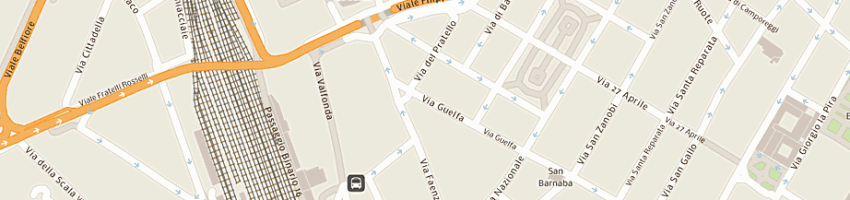 Mappa della impresa trattoria guelfa a FIRENZE