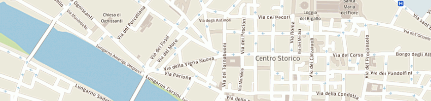 Mappa della impresa del cor di daniele del bimbo e c sas a FIRENZE