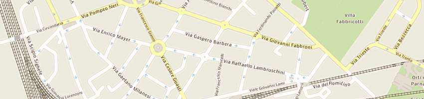 Mappa della impresa pescheria erik snc a FIRENZE