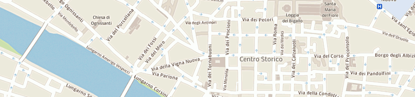 Mappa della impresa the nautor group srl a FIRENZE