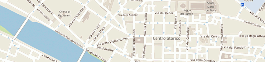 Mappa della impresa pomellato negozi spa a FIRENZE