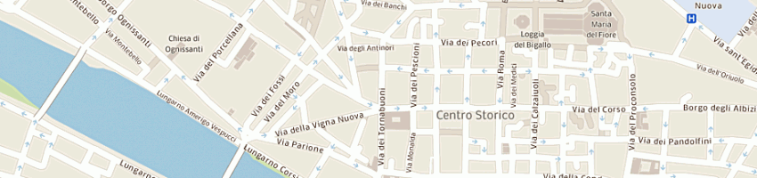 Mappa della impresa parenti di michele campana comparini e c snc a FIRENZE