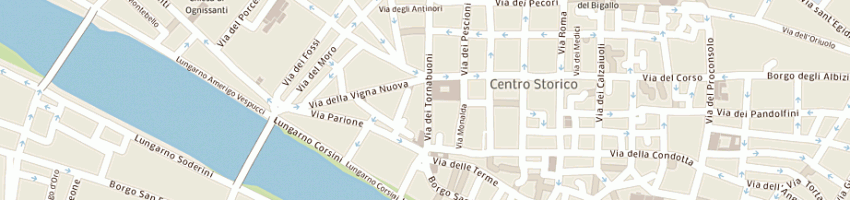 Mappa della impresa prada stores srl a FIRENZE