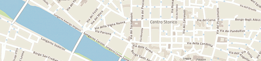 Mappa della impresa christian dior italia srl a FIRENZE
