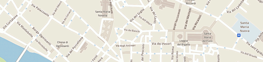Mappa della impresa cim-cucina italiana nel mondo srl a FIRENZE