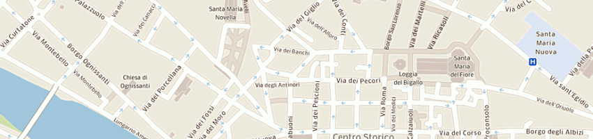Mappa della impresa brioni firenze srl a FIRENZE