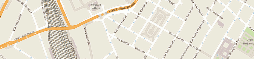 Mappa della impresa saci studio art centers international a FIRENZE