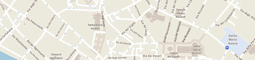 Mappa della impresa la madia srl a FIRENZE