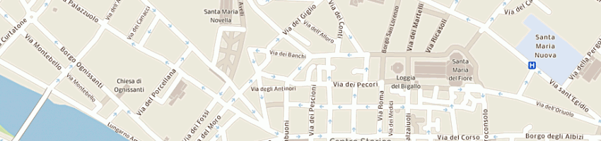 Mappa della impresa cassa di risparmio di san miniato spa a FIRENZE