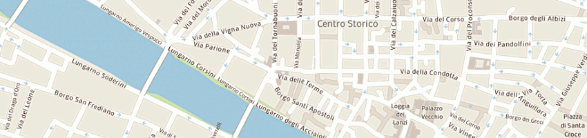 Mappa della impresa farmacia porta rossa a FIRENZE
