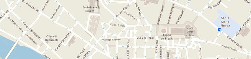 Mappa della impresa mattioli di mattioli cinzia e proietti giuseppe - snc a FIRENZE