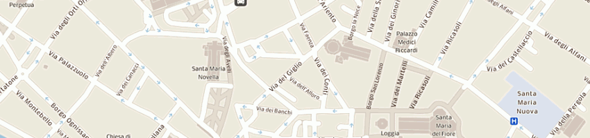 Mappa della impresa planning administration srl a FIRENZE