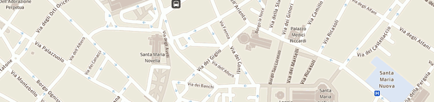 Mappa della impresa oticon italia a FIRENZE