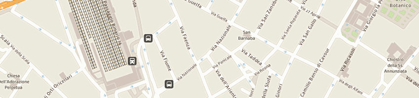 Mappa della impresa garage nazionale di carfora luigi a FIRENZE