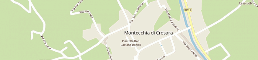 Mappa della impresa cooperativa sociale monscleda lavoro a rl a MONTECCHIA DI CROSARA