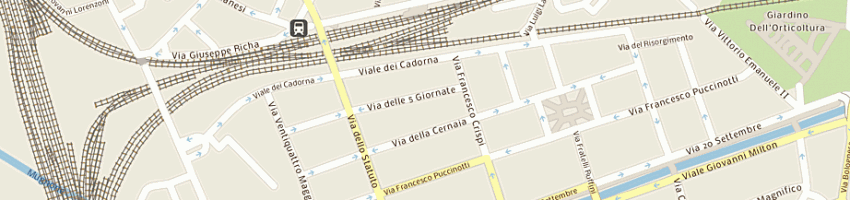 Mappa della impresa mennini porciani simonetta a FIRENZE