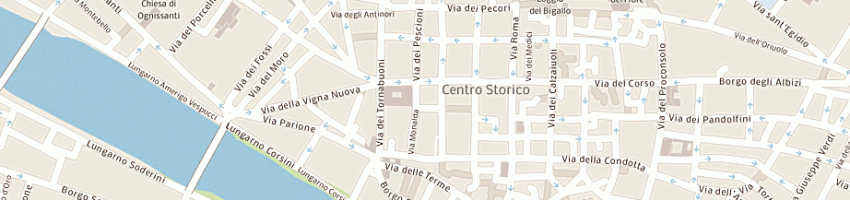 Mappa della impresa caffennero srl a FIRENZE