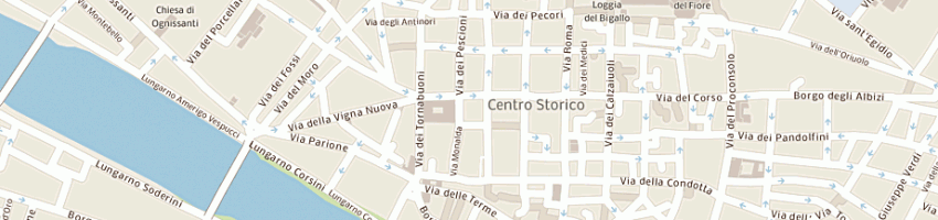 Mappa della impresa unione fiorentina a FIRENZE