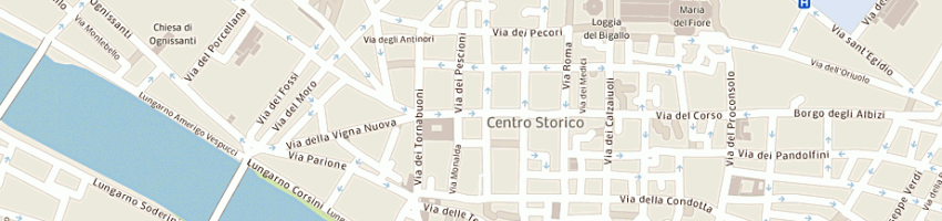 Mappa della impresa classico firenze a FIRENZE