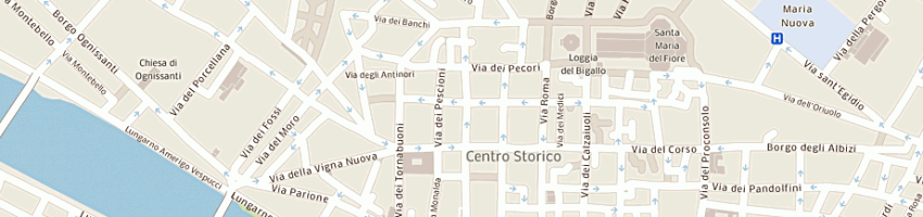 Mappa della impresa banca intesa spa a FIRENZE