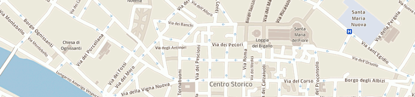 Mappa della impresa unicredit banca spa a FIRENZE