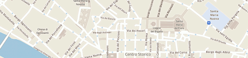 Mappa della impresa guess italia srl a FIRENZE