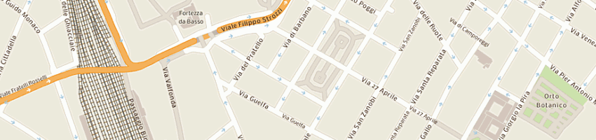 Mappa della impresa casa di cura santa chiara spa a FIRENZE