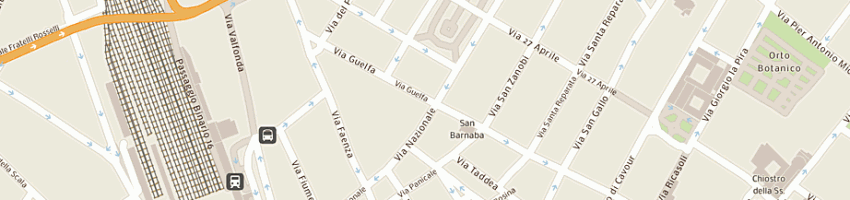 Mappa della impresa bottega della salute snc di tamberi e bressanin a FIRENZE